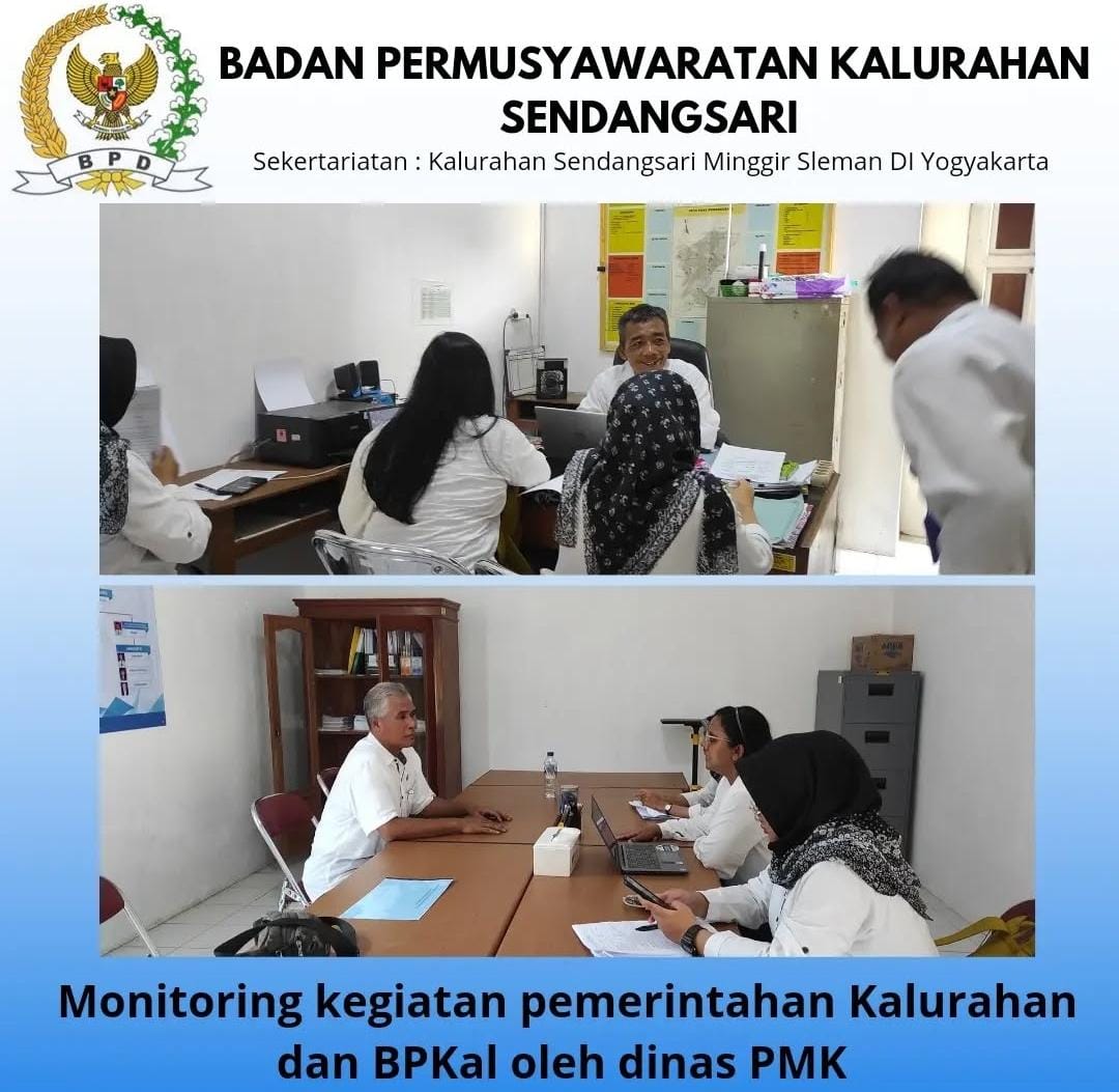MONITORING DARI DINAS PEMBERDAYAAN MASYARAKAT DAN KALURAHAN