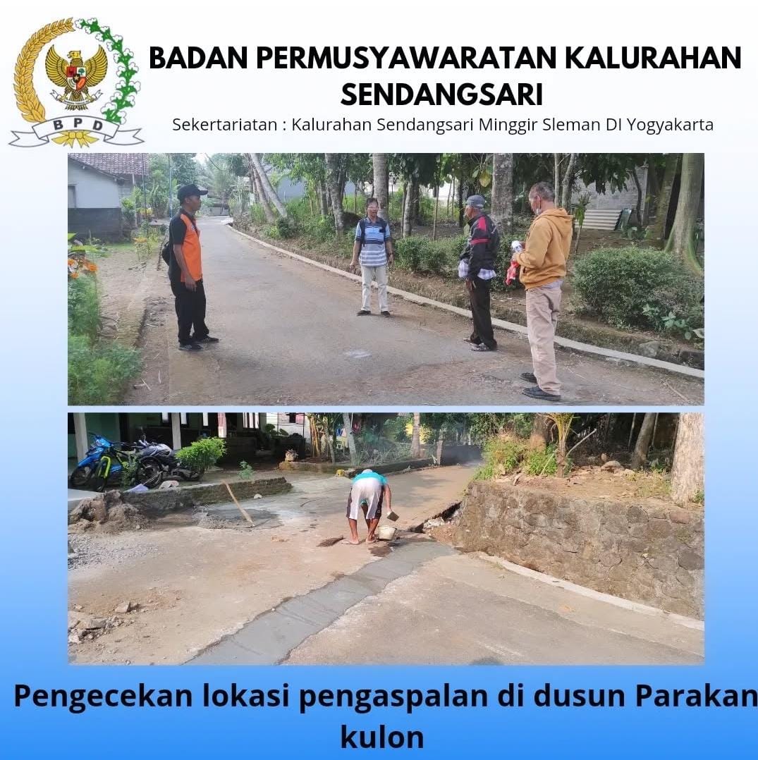 MONITORING PERBAIKAN GORONG GORONG DI PADUKUHAN PARAKAN KULON