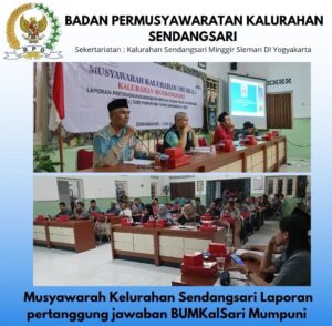 MUSAYAWARAH KALURAHAN SENDANGSARI PENGELOLAAN PAMSIMAS