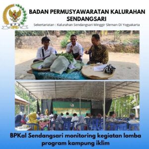 MONITORING KEGIATAN LOMBA KAMPUNG IKLIM ATAU PROKLIM TINGGKAT KABUPATEN