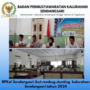REMBUK STUTING KALURAHAN SENDANGSARI TAHUN ANGGARAN 2024