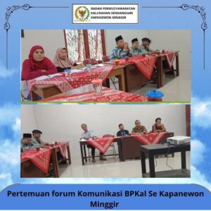 PERTEMUAN RUTIN BPKAL SE KAPANEWON MINGGIR