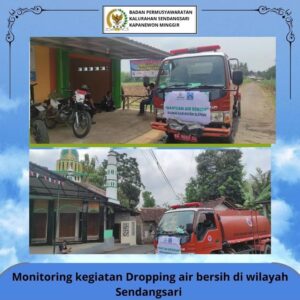 MONITORING DROPING AIR BERSIH PEBGAMBILAN PAMDES TIRTOSARI