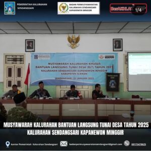 MUSYAWARAH KALURAHAN BANTUAN LANGSUNG TAUNAI TAHUN 2025