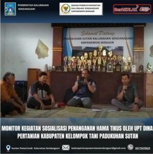 MONITORING KEGIATAN KELOMPOK TANI DI PADUKUHAN SUTAN