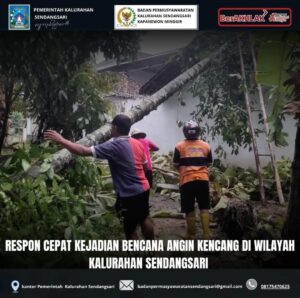 MONITORING KEJADIAN BENCANA ANGIN KENCANG DI WILAYAH KALURAHAN SENDANGSARI