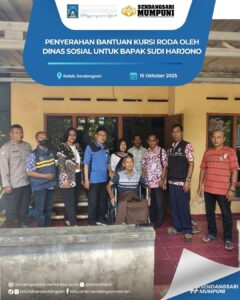 PENYERAHAN BANTUAN KURSI RODA