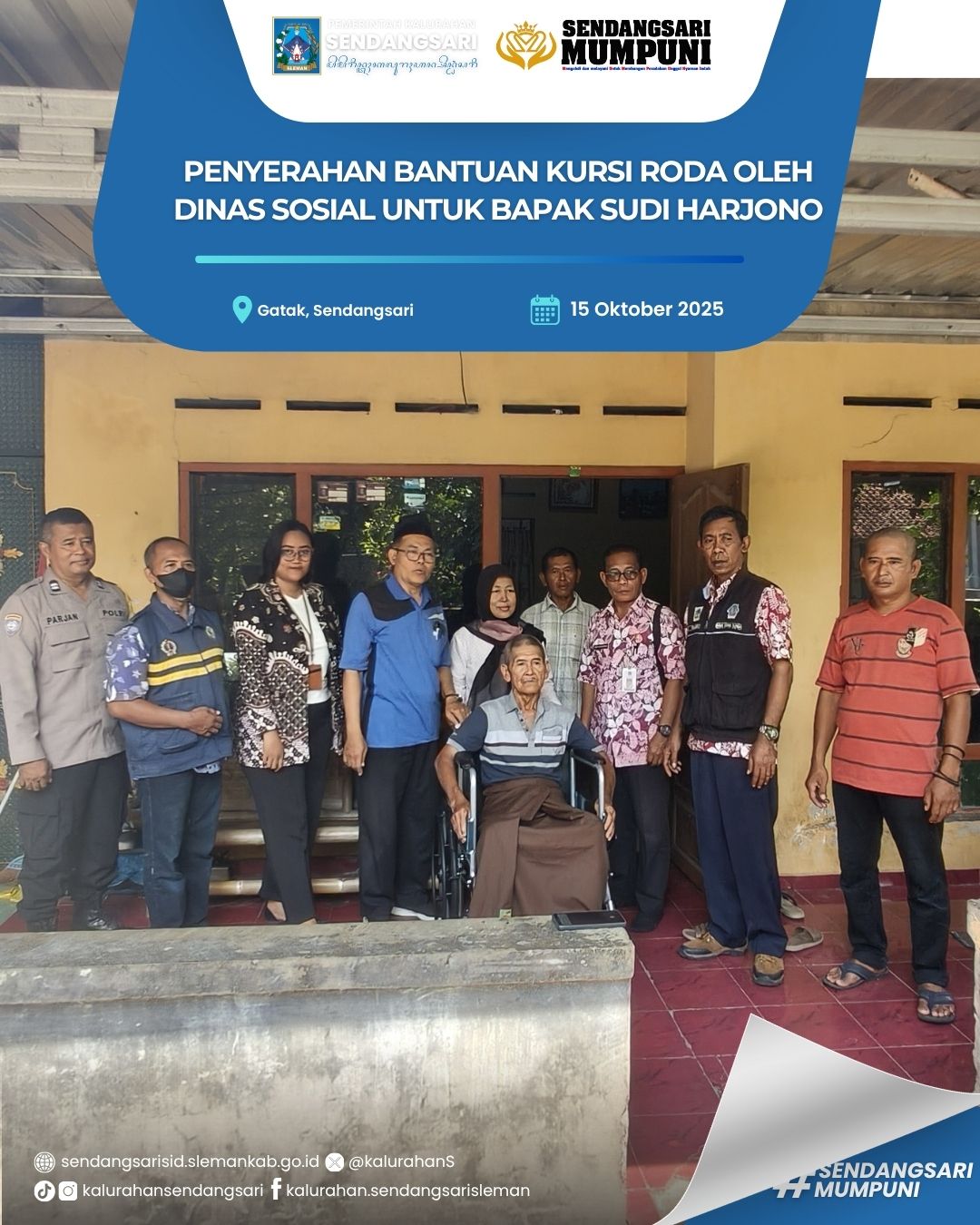PENYERAHAN BANTUAN KURSI RODA