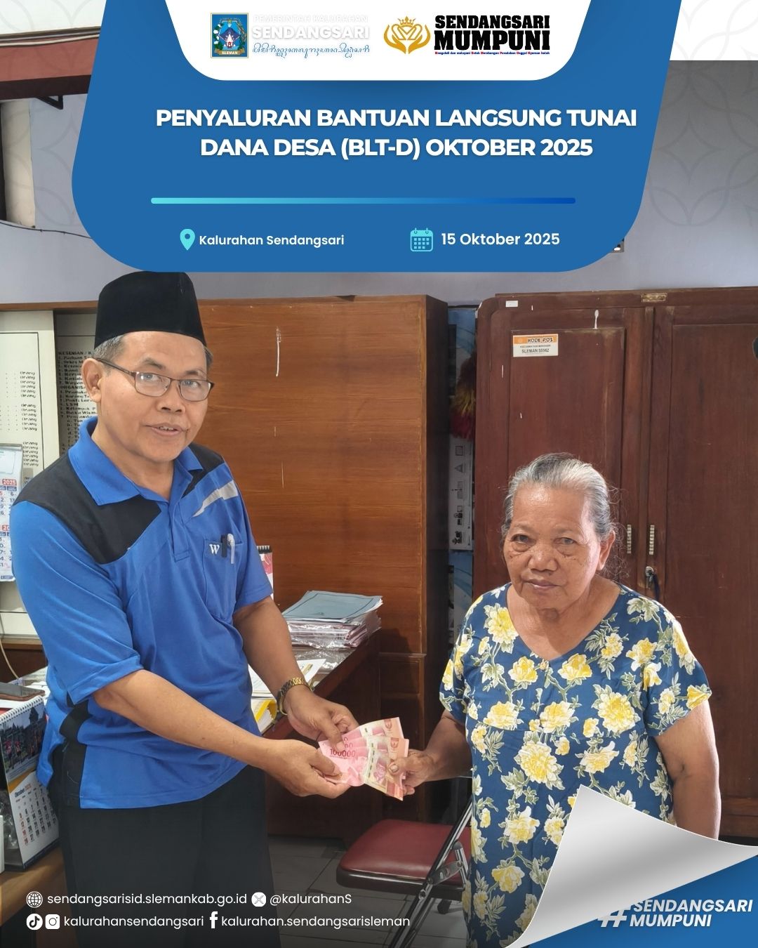 Penyaluran Bantuan Langsung Tunai Dana Desa (BLT-D)