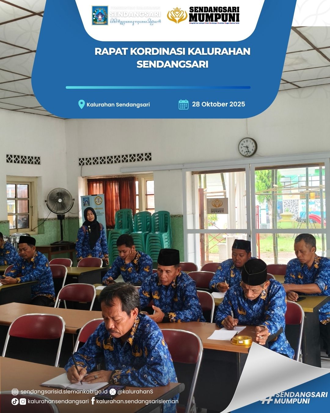 RAPAT KORDINASI KALURAHAN SENDANGSARI
