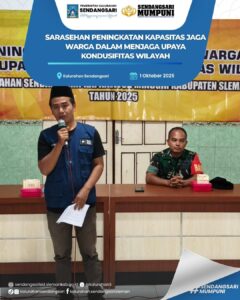 SARASEHAN PENINGKATAN KAPASITAS JAGA WARGA DALAM MENJAGA UPAYA KONDUSIFITAS WILAYAH