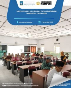 MUSYAWARAH KALURAHAN DATA KEMISKINAN SEMESTER II TAHUN 2025