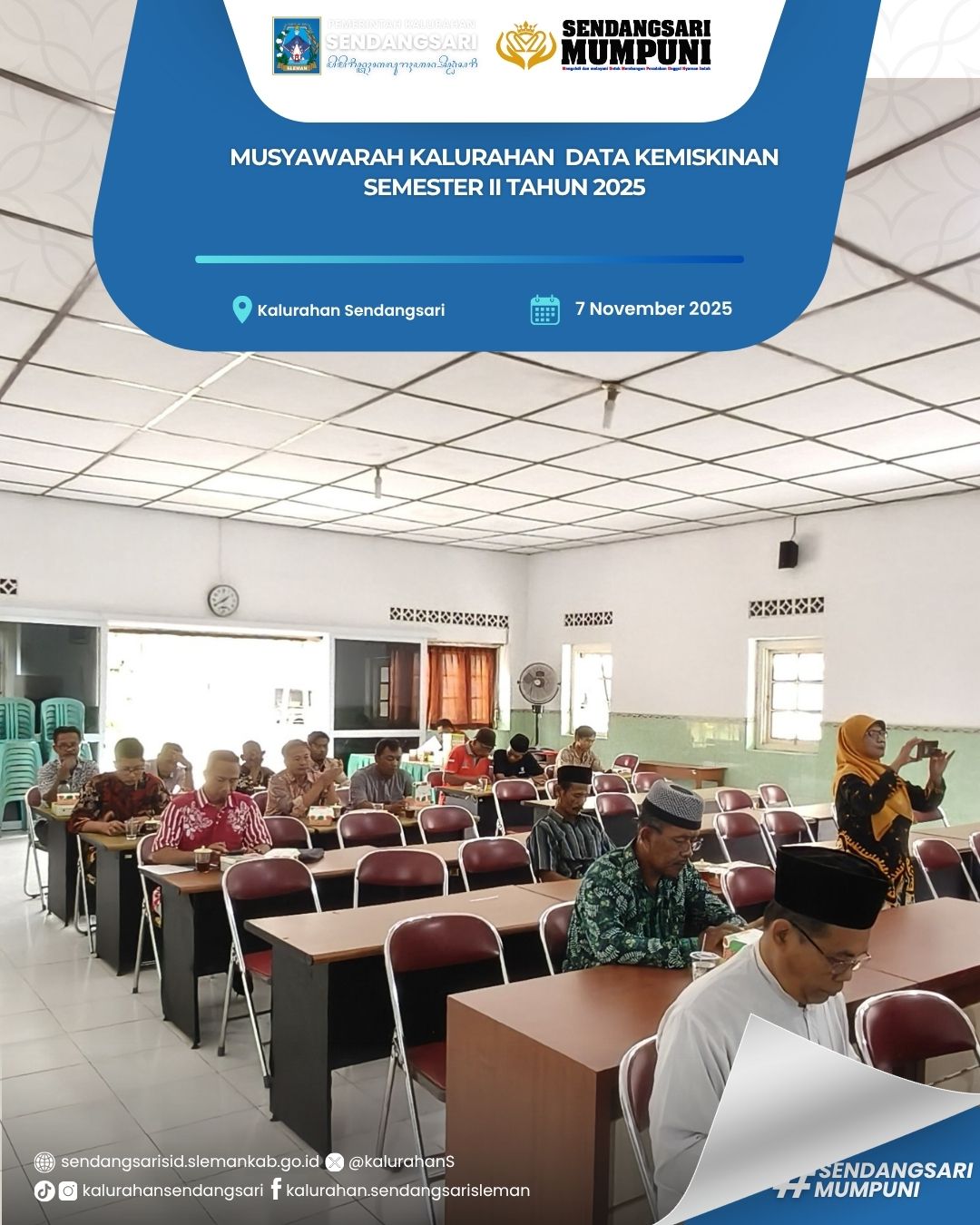 MUSYAWARAH KALURAHAN DATA KEMISKINAN SEMESTER II TAHUN 2025