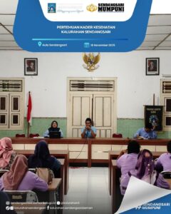 PERTEMUAN KADER KESEHATAN KALURAHAN SENDANGSARI