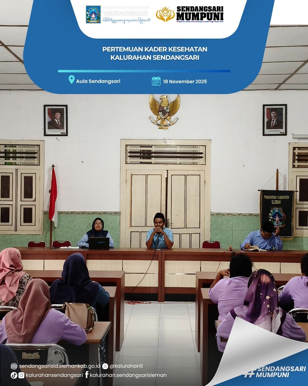 PERTEMUAN KADER KESEHATAN KALURAHAN SENDANGSARI