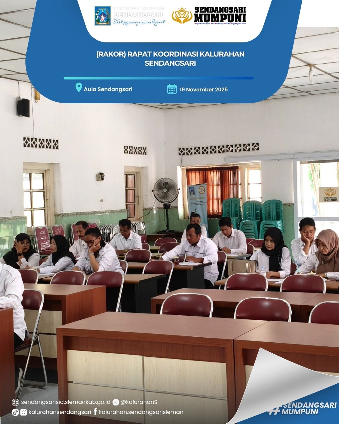 RAPAT KOORDINASI (RAKOR) KALURAHAN SENDANGSARI