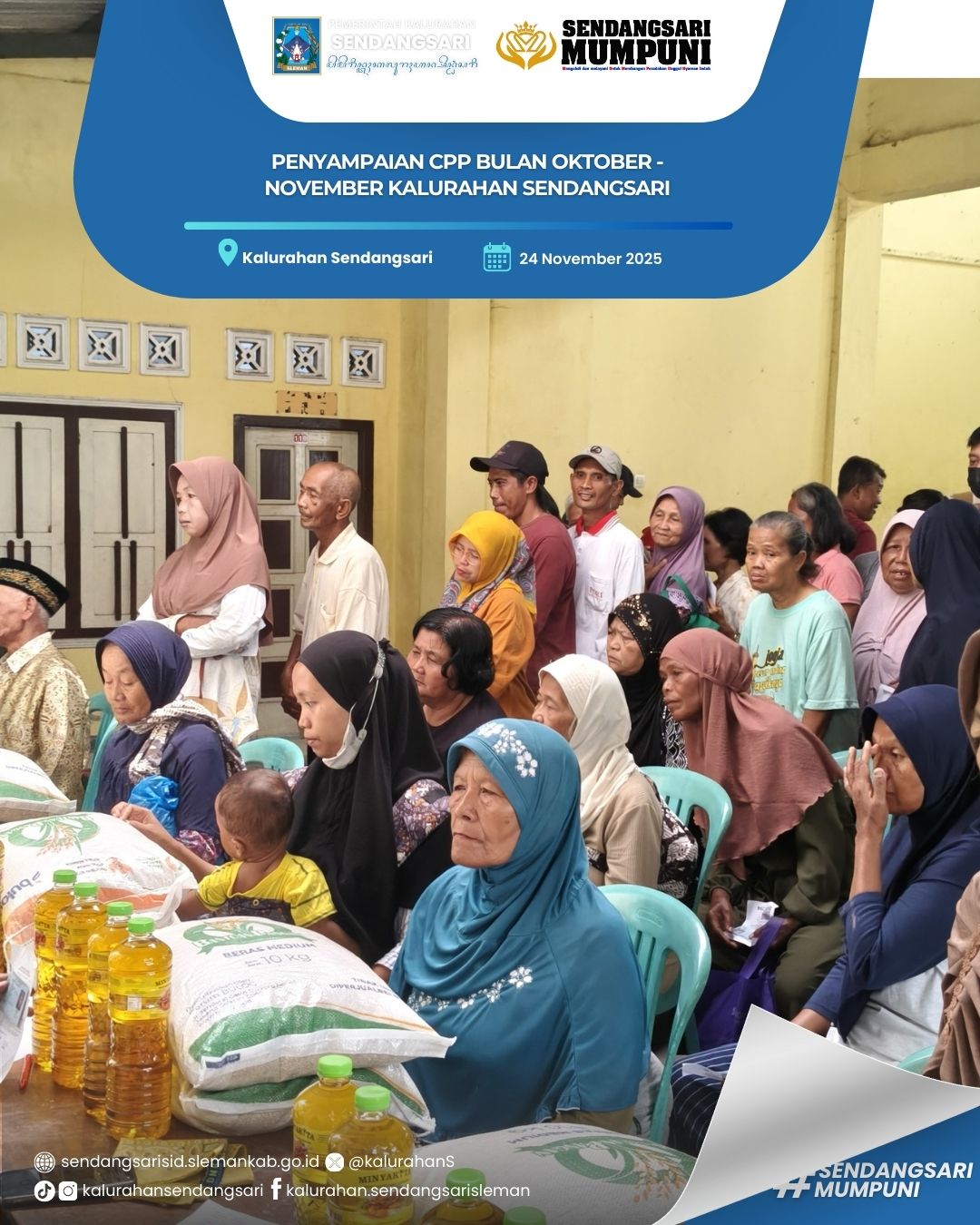 PENYAMPAIAN CPP BULAN OKTOBER – NOVEMBER KALURAHAN SENDANGSARI