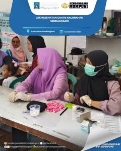 CEK KESEHATAN GRATIS KALURAHAN SENDANGSARI