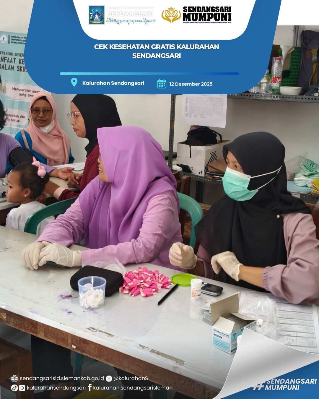 CEK KESEHATAN GRATIS KALURAHAN SENDANGSARI