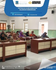 PERTEMUAN KADER KESEHATAN KALURAHAN SENDANGSARI