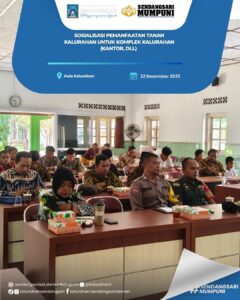 SOSIALISASI PEMANFAATAN TANAH KALURAHAN UNTUK KOMPLEK KALURAHAN (Kantor, Dll)
