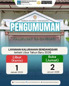PENGUMUMAN LIBUR TAHUN BARU