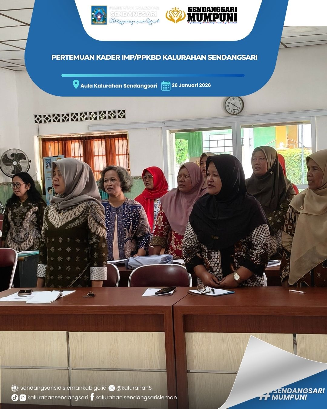 PERTEMUAN KADER IMP/PPKBD KALURAHAN SENDANGSARI