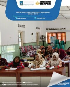 PERTEMUAN KADER KESEHATAN KALURAHAN SENDANGSARI