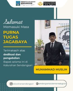 SELAMAT PURNA TUGAS JAGABAYA KALURAHAN SENDANGSARI
