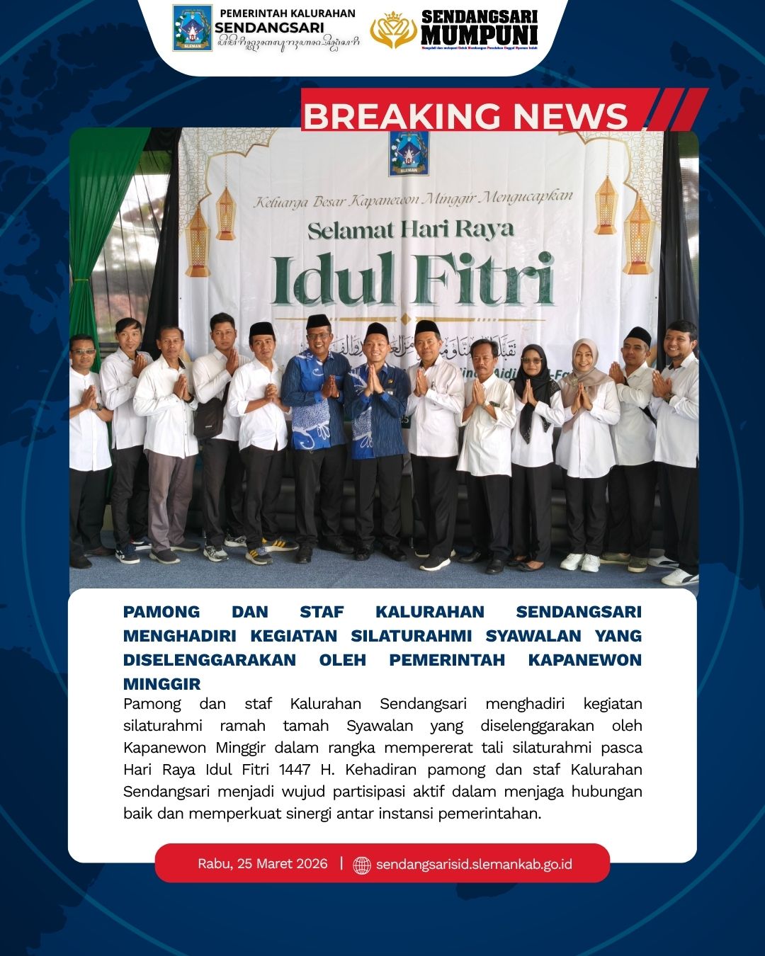 SILATURAHMI RAMAH TAMAH SYAWALAN KAPANEWON MINGGIR