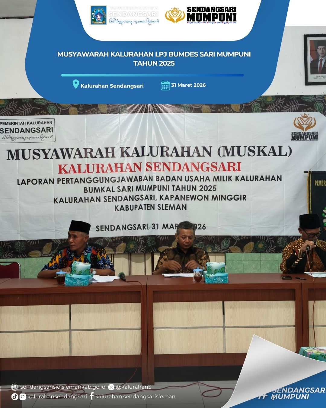 MUSYAWARAH KALURAHAN LPJ BUKAN SARI MUMPUNI