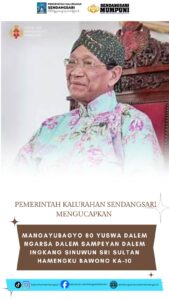 MANGAYUBAGYO 80 YUSWA DALEM SRI SULTAN HAMENGKU BAWONO KA-10