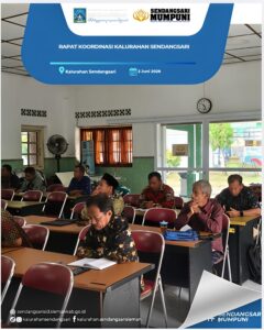 RAPAT KOORDINASI KALURAHAN SENDANGSARI