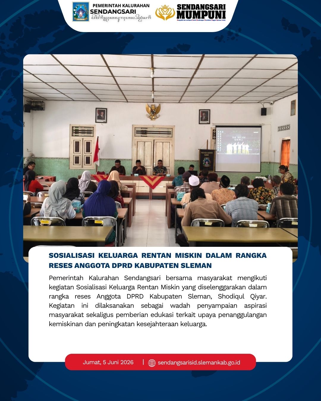 SOSIALISASI KELUARGA RENTAN MISKIN