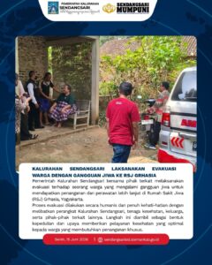 PEMERINTAH KALURAHAN SENDANGSARI LAKUKAN EVAKUASI WARGA DENGAN GANGGUAN JIWA