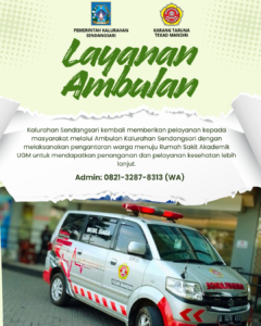 NFORMASI LAYANAN TRIP AMBULAN KALURAHAN SENDANGSARI