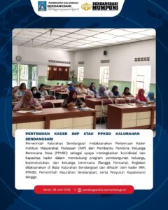 PERTEMUAN KADER IMP ATAU PPKBD KALURAHAN SENDANGSARI