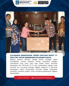 KALURAHAN SENDANGSARI TERIMA BANTUAN SMART TV