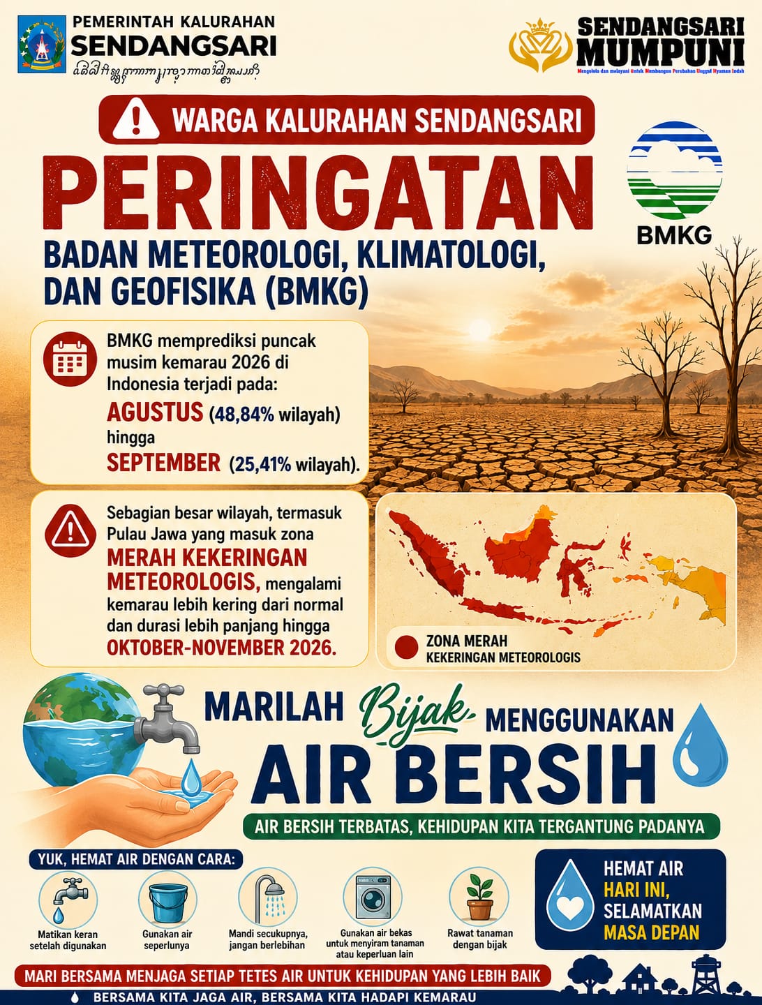 PENGUMUMAN PERINGATAN MUSIM KEMARAU