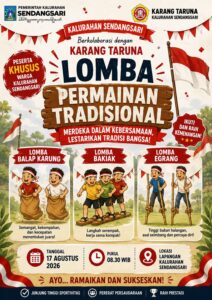 PENGUMUMAN LOMBA PERMAINAN TRADISIONAL