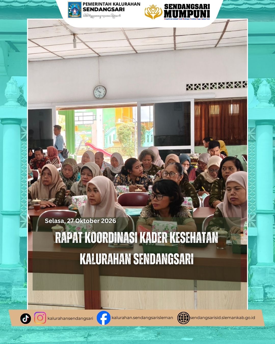 RAKOR KADER KESEHATAN KALURAHAN SENDANGSARI